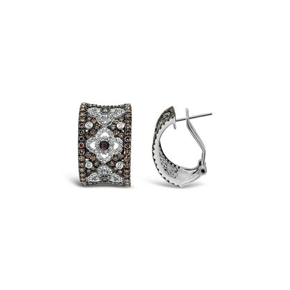 1 3/4 cts White Diamond Earrings in 14K White Gold by Le Vian - BirthStone.com