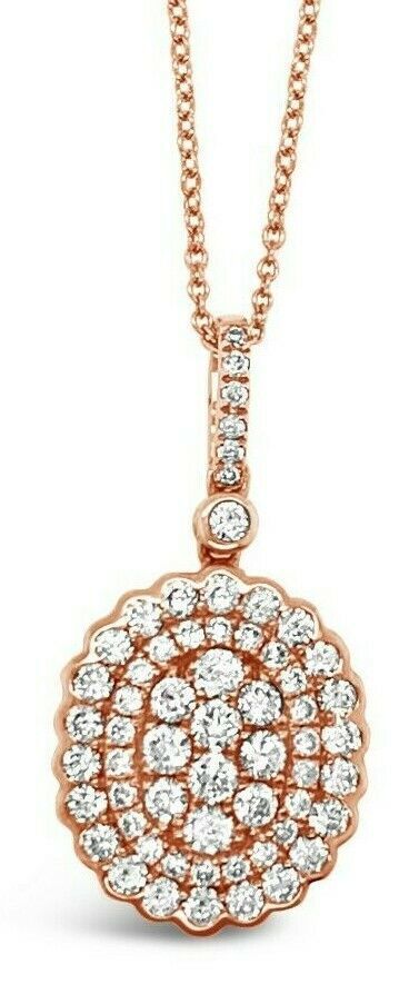 1 cts White Diamond Necklace in 18K Rose Gold by Le Vian - BirthStone.com