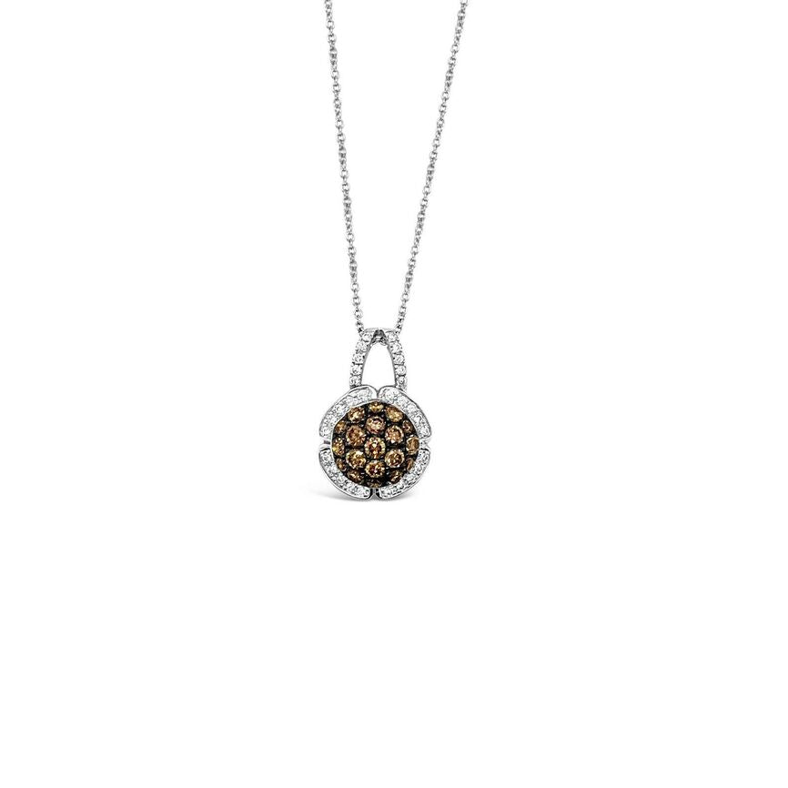 LeVian Chocolatier® Pendant Chocolate Diamonds® Vanilla Diamonds® 14K White Gold