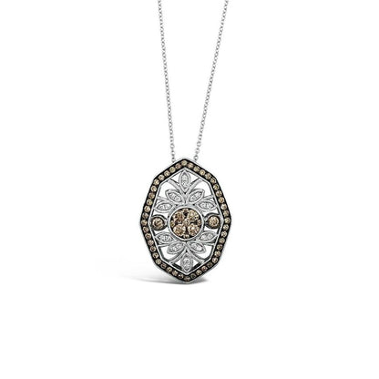 LeVian® Pendant Chocolate Diamonds® Vanilla Diamonds® 14K White Gold