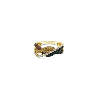 Le Vian® Ring featuring Blue/Yellow/White/Fancy Diamonds set in 14K Honey Gold®