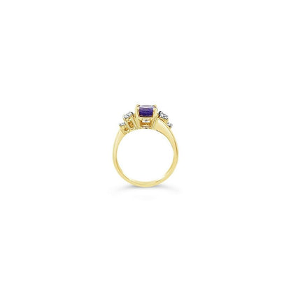 2 1/4 cts Blue Tanzanite and Diamond Ring in 14K Yellow Gold by Le Vian - BirthStone.com