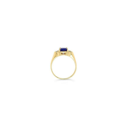 1 1/8 cts Blue Tanzanite and Diamond Ring in 14K Yellow Gold by Le Vian - BirthStone.com