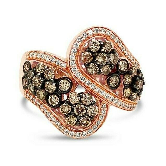 1 3/8 cts White Diamond Ring in 14K Rose Gold by Le Vian - BirthStone.com