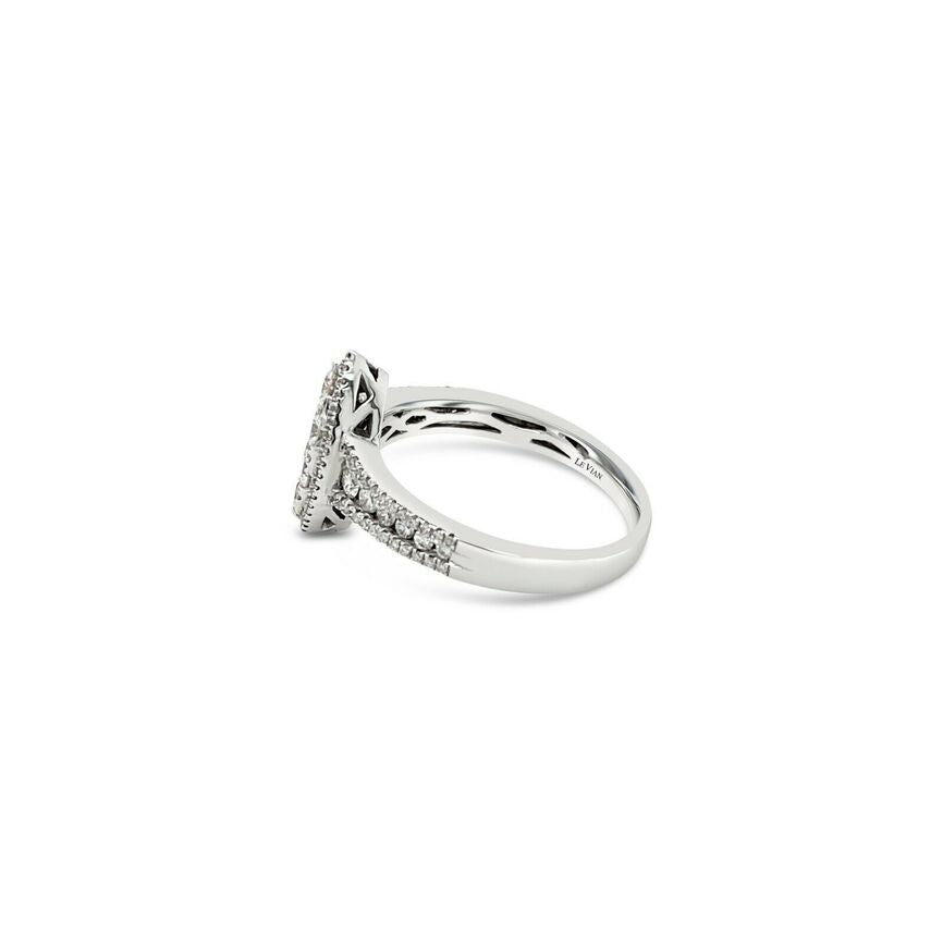 3/4 cts White Diamond Ring in 14K White Gold by Le Vian - BirthStone.com