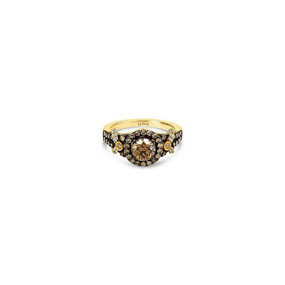 1 1/4 cts Chocolate Diamond Ring in 14K Yellow Gold by Le Vian - BirthStone.com