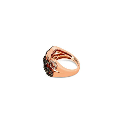 3/4 cts White Diamond Ring in 14K Rose Gold by Le Vian - BirthStone.com