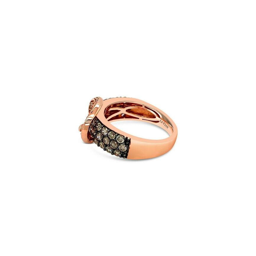 1 1/4 cts White Diamond Ring in 14K Rose Gold by Le Vian - BirthStone.com