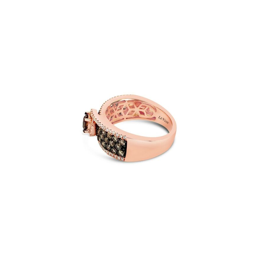 1 3/4 cts Chocolate Diamond Band Ring in 14K Rose Gold by Le Vian - BirthStone.com