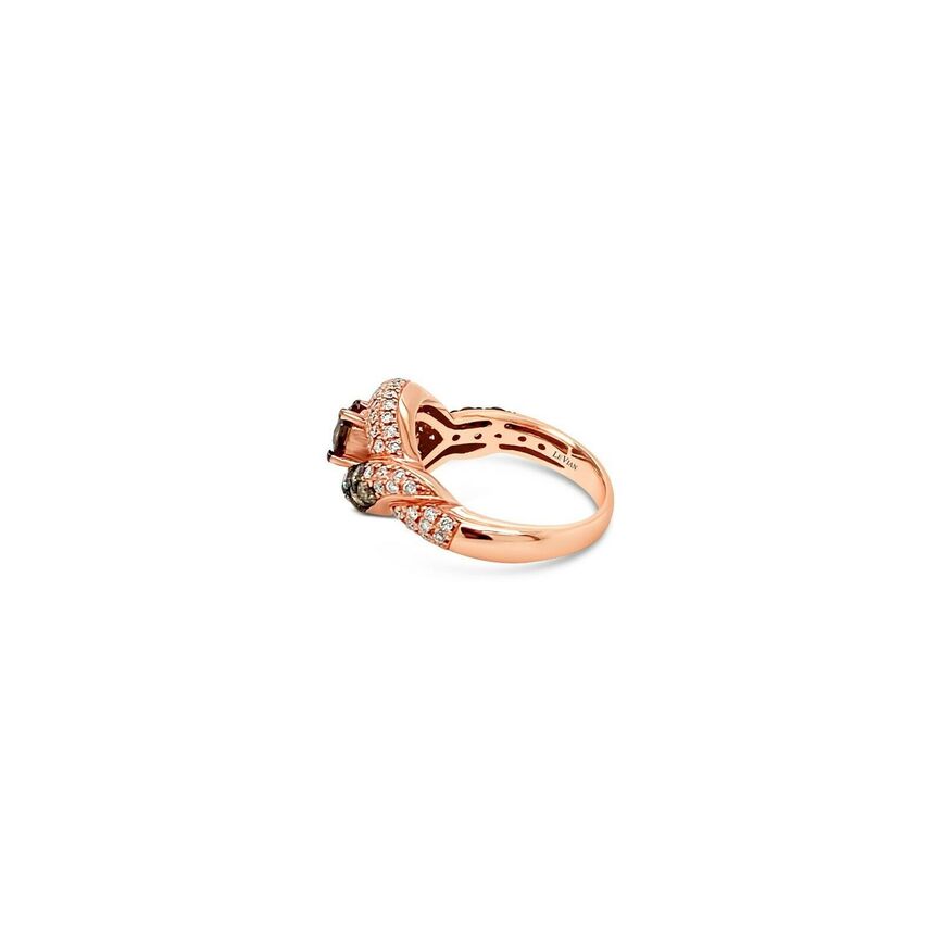 1 3/4 cts Chocolate Diamond Ring in 14K Rose Gold by Le Vian - BirthStone.com