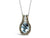 Le Vian® Pendant - Aquamarine, Chocolate/Vanilla Diamonds® 14K White Gold