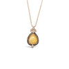 Le Vian® Necklace - Opal, Chocolate/Vanilla Diamonds® - 18K Strawberry Gold®