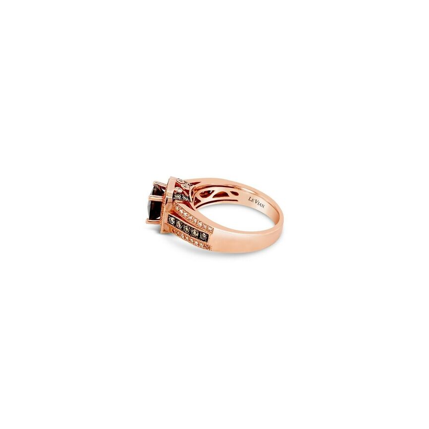 1 3/8 cts Brown Smoky Quartz Cocktail Ring in 14K Rose Gold by Le Vian - BirthStone.com