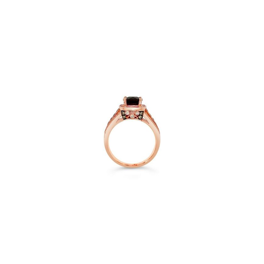 1 3/8 cts Brown Smoky Quartz Cocktail Ring in 14K Rose Gold by Le Vian - BirthStone.com