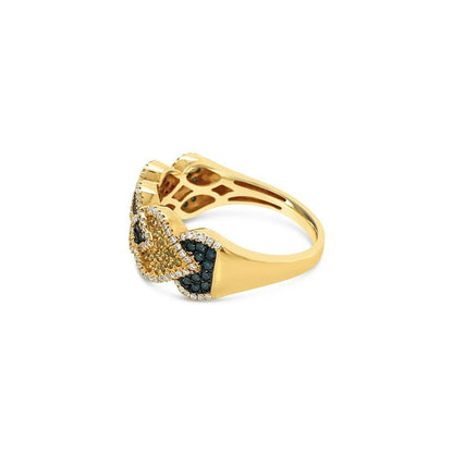 1/2 cts White Diamond Ring in 14K Yellow Gold by Le Vian - BirthStone.com