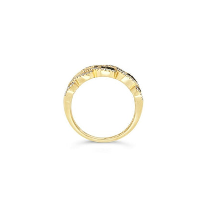 1/2 cts White Diamond Ring in 14K Yellow Gold by Le Vian - BirthStone.com