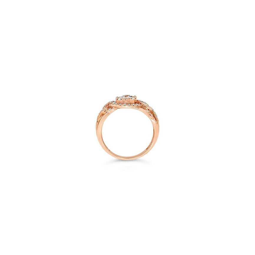 5/8 cts White Diamond Ring in 14K Rose Gold by Le Vian - BirthStone.com