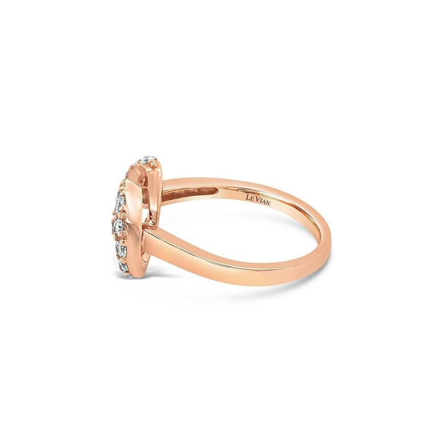 5/8 cts White Diamond Ring in 14K Rose Gold by Le Vian - BirthStone.com