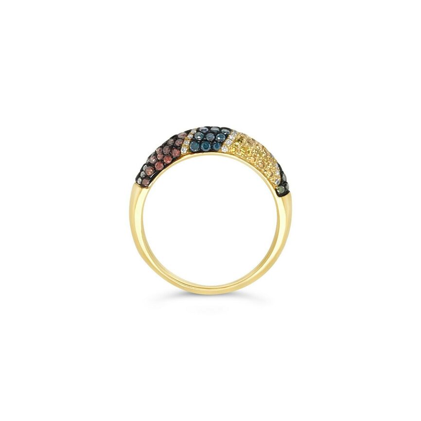 3/4 cts White Diamond Ring in 14K Yellow Gold by Le Vian - BirthStone.com