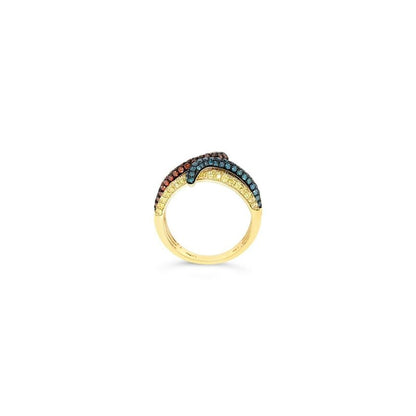 1 3/4 cts Blue Diamond Ring in 14K Yellow Gold by Le Vian - BirthStone.com