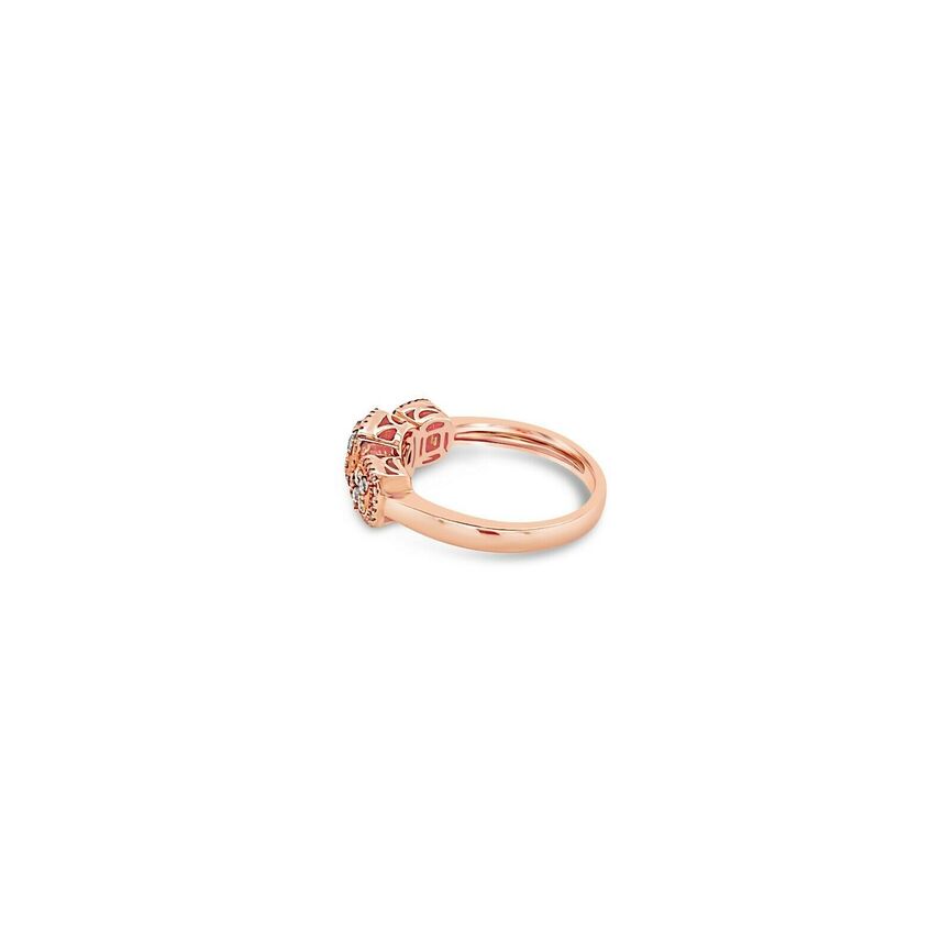 2/3 cts White Diamond Ring in 14K Rose Gold by Le Vian - BirthStone.com