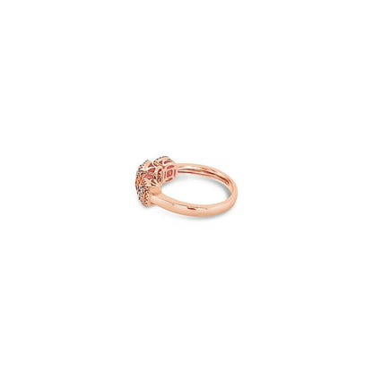 2/3 cts White Diamond Ring in 14K Rose Gold by Le Vian - BirthStone.com