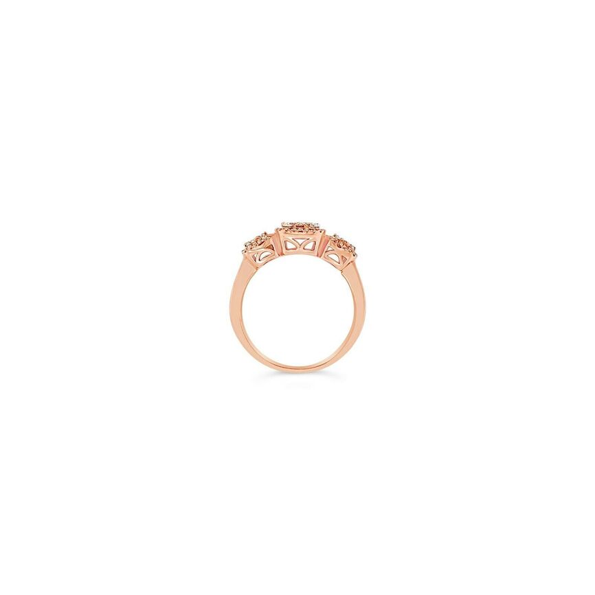 2/3 cts White Diamond Ring in 14K Rose Gold by Le Vian - BirthStone.com