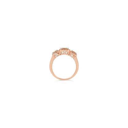 2/3 cts White Diamond Ring in 14K Rose Gold by Le Vian - BirthStone.com