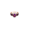 LeVian® Ring Amethyst Bubble Gum Pink Sapphire™ Vanilla Diamonds® 14K Rose Gold