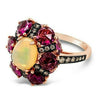 NEW LeVian® Ring Opal Rhodolite Chocolate Diamonds® 14K Strawberry Gold®