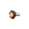 NEW LeVian® Ring Opal Rhodolite Chocolate Diamonds® 14K Strawberry Gold®