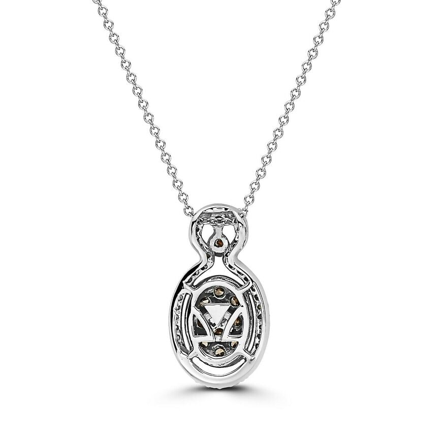 Le Vian Grand Sample Sale Pendant featuring Chocolate Diamonds, Vanilla Diamonds set in 14K Vanilla Gold - BirthStone.com