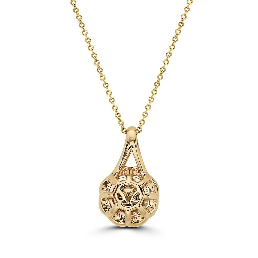 1/2 cts White Diamond Necklace in 14K Yellow Gold by Le Vian - BirthStone.com