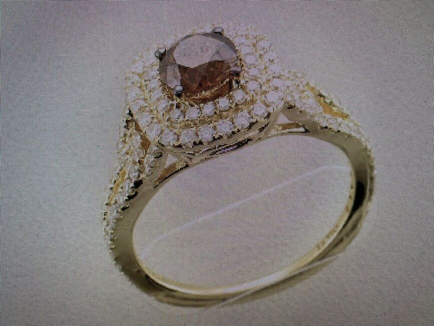 1 1/3 cts White Diamond Ring in 14K Yellow Gold by Le Vian - BirthStone.com