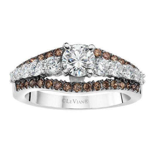 1 1/2 cts White Diamond Ring in 14K White Gold by Le Vian - BirthStone.com