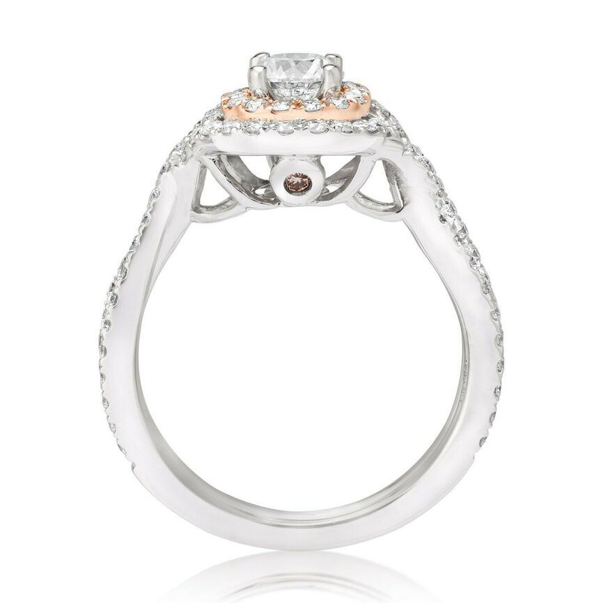 1 1/4 cts White Diamond Ring in 14K Two Tone Gold by Le Vian - BirthStone.com