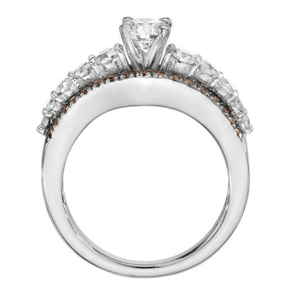 1 1/2 cts White Diamond Ring in 14K White Gold by Le Vian - BirthStone.com