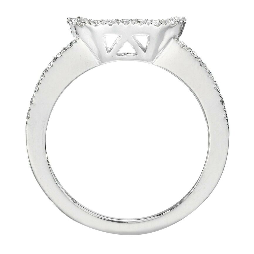 1/4 cts White Diamond Ring in 14K White Gold by Le Vian - BirthStone.com