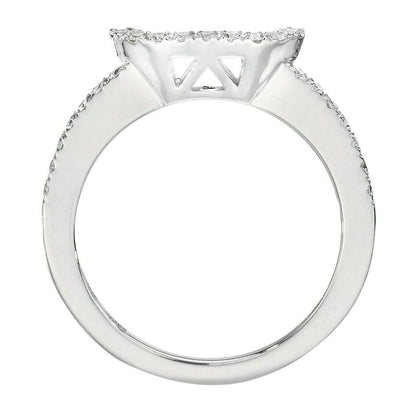 1/4 cts White Diamond Ring in 14K White Gold by Le Vian - BirthStone.com