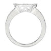 LeVian 14K White Gold Round Diamond Beautiful Classy Bridal Wedding Band Ring
