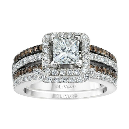 1 1/2 cts White Diamond Ring in 14K White Gold by Le Vian - BirthStone.com