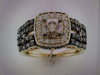 2 1/3 cts Chocolate Diamond Ring in 14K Yellow Gold by Le Vian - BirthStone.com