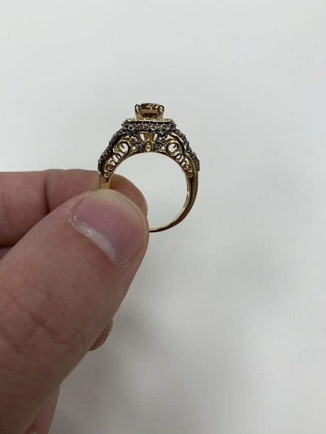 2 1/3 cts Chocolate Diamond Ring in 14K Yellow Gold by Le Vian - BirthStone.com
