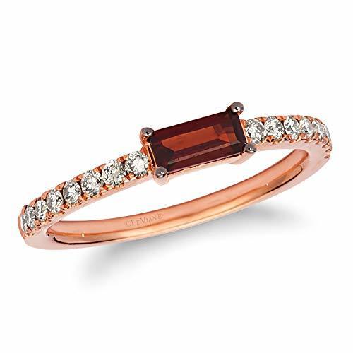 Le Vian Creme Brulee Ring featuring Pomegranate Garnet Nude Diamonds set in 14K Strawberry Gold