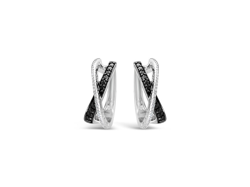 3/8 cts White Diamond Earrings in 14K White Gold by Le Vian - BirthStone.com