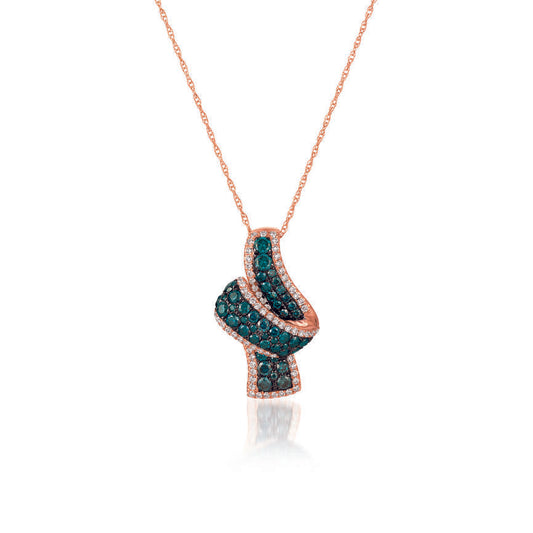 7/8 cts White Diamond Necklace in 14K Rose Gold by Le Vian - BirthStone.com