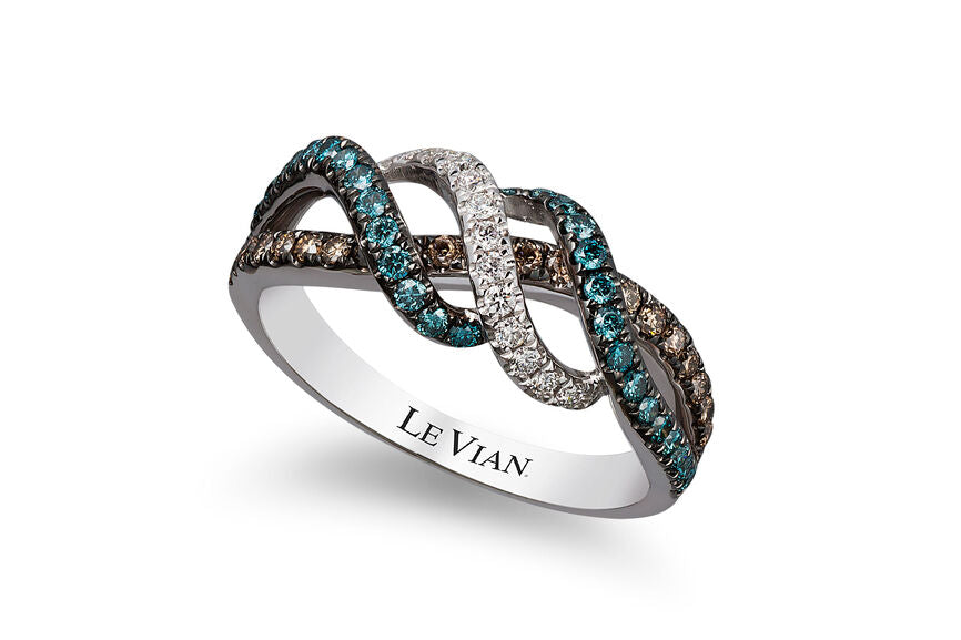 5/8 cts White Diamond Ring in 14K White Gold by Le Vian - BirthStone.com