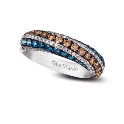 1 cts White Diamond Ring in 14K White Gold by Le Vian - BirthStone.com