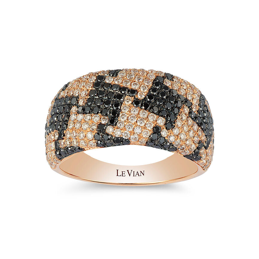 1 1/2 cts White Diamond Ring in 14K Rose Gold by Le Vian - BirthStone.com