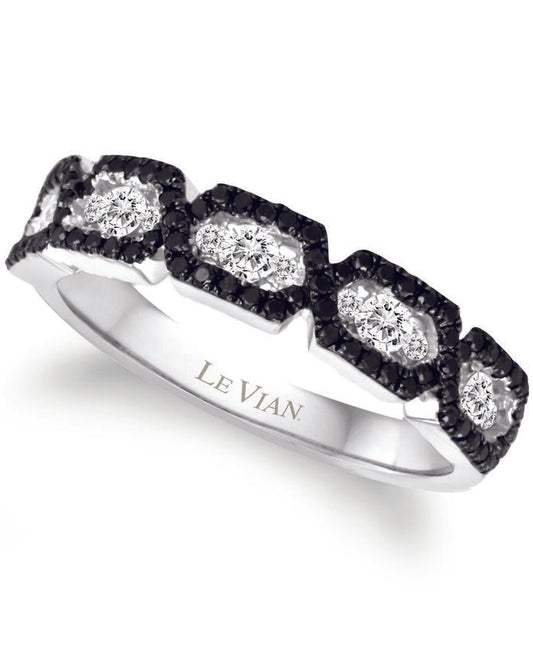 5/8 cts White Diamond Ring in 14K White Gold by Le Vian - BirthStone.com